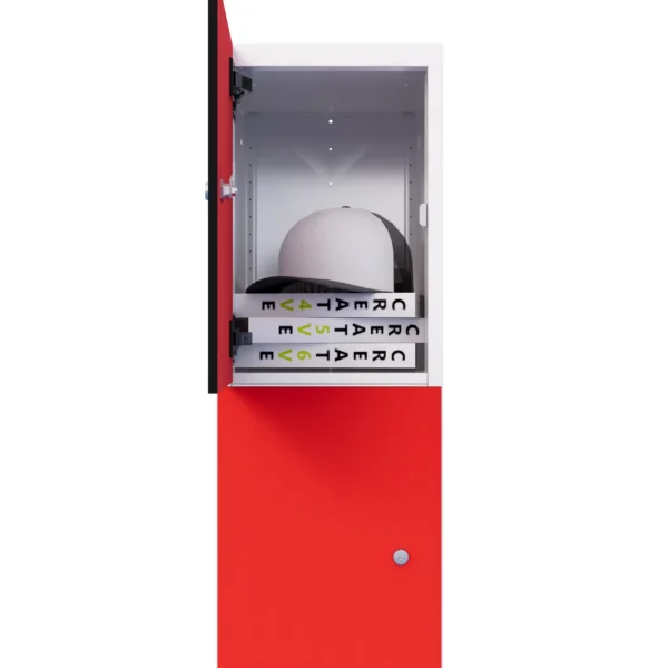 Modułowa szafka metal z HPL - Combo 4 poziomy