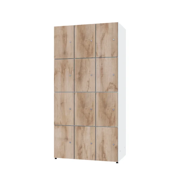 Modułowa szafka metal z HPL - Combo 4 poziomy