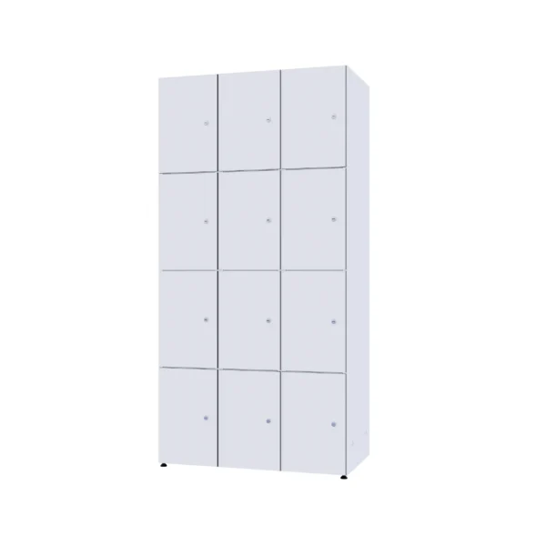 Modułowa szafka metal z HPL - Combo 4 poziomy