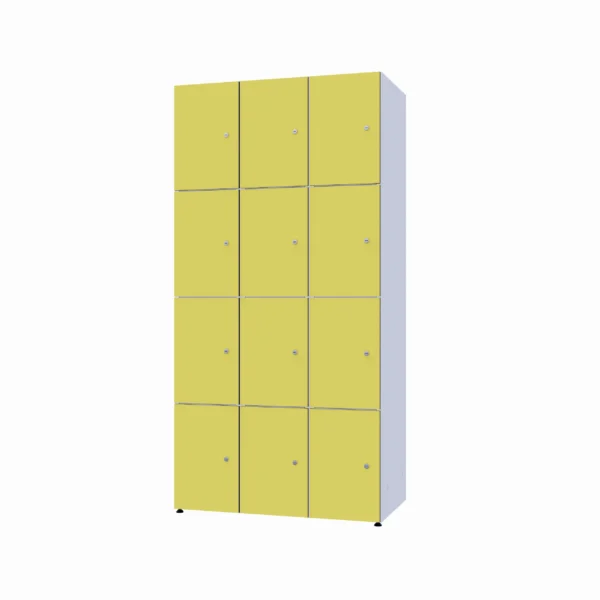 Modułowa szafka metal z HPL - Combo 4 poziomy