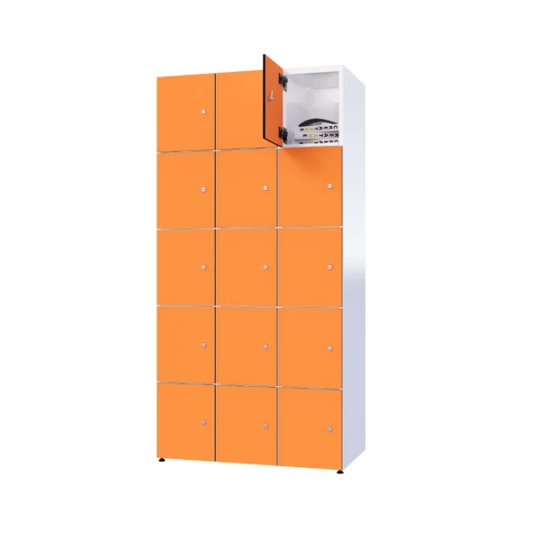 Depozytowa szafka metal z HPL - Combo