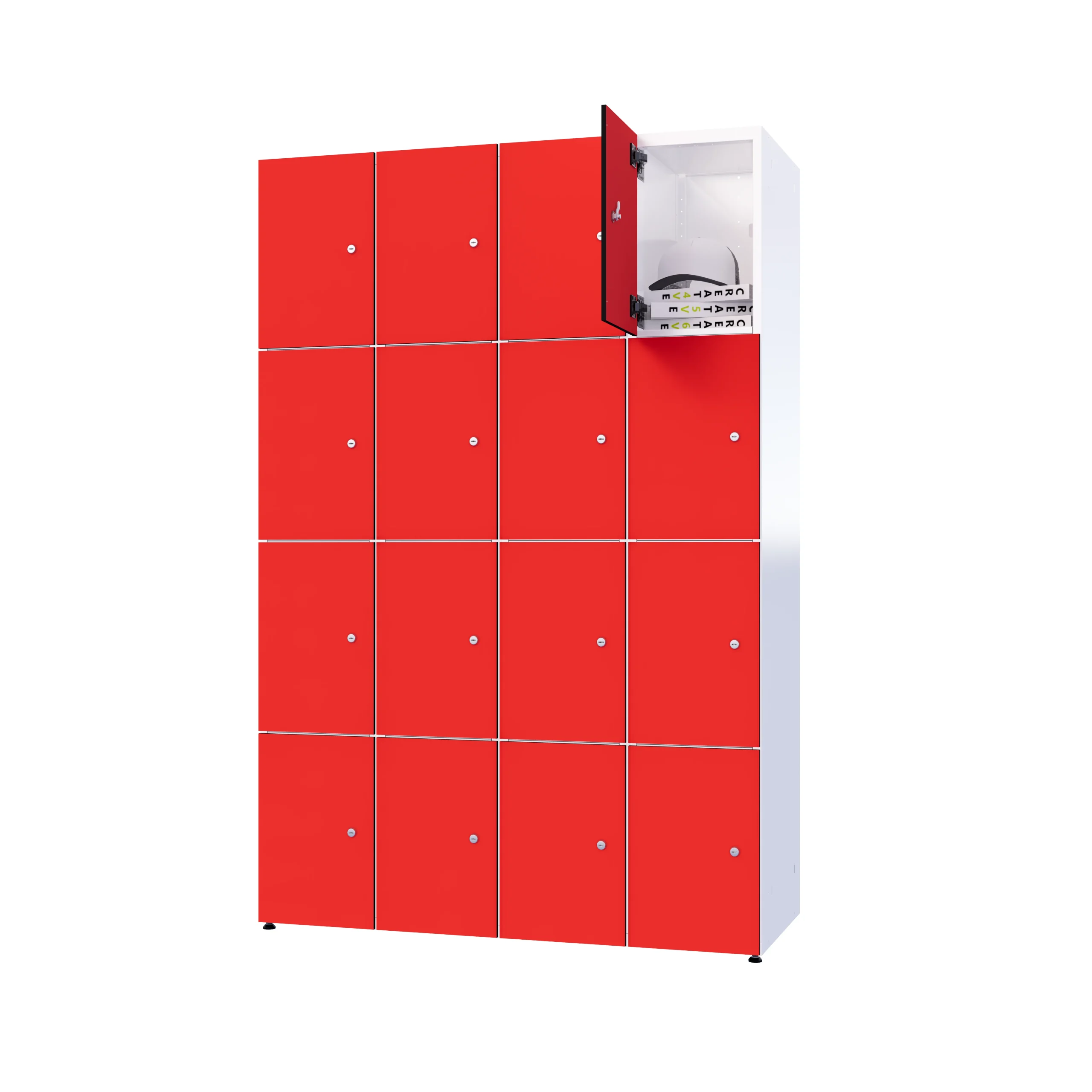 Modułowa szafka metal z HPL - Combo 4 poziomy - obrazek 93