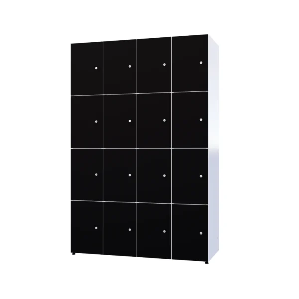 Modułowa szafka metal z HPL - Combo 4 poziomy