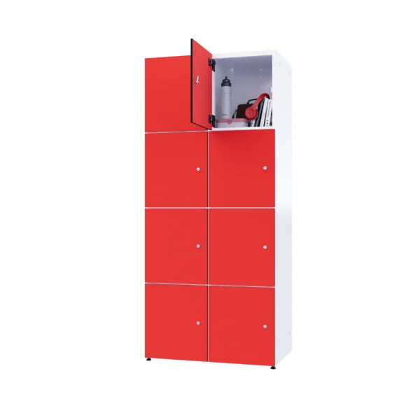 Modułowa szafka metal z HPL - Combo 4 poziomy