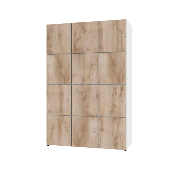 Modułowa szafka metal z HPL - Combo 4 poziomy