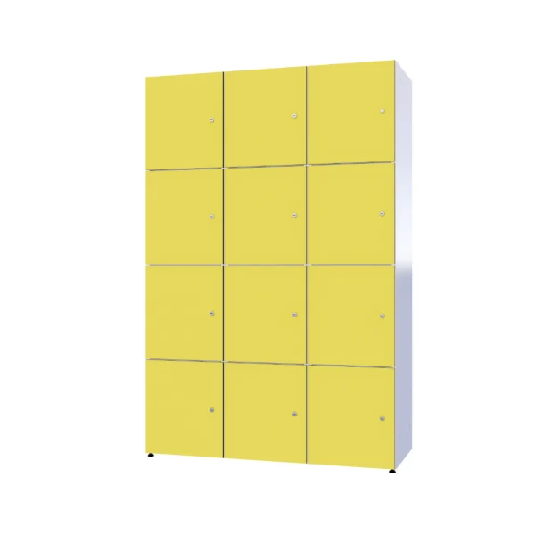 Modułowa szafka metal z HPL - Combo 4 poziomy