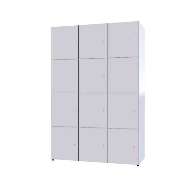 Modułowa szafka metal z HPL - Combo 4 poziomy