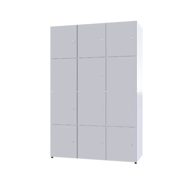 Modułowa szafka metal z HPL - Combo 4 poziomy