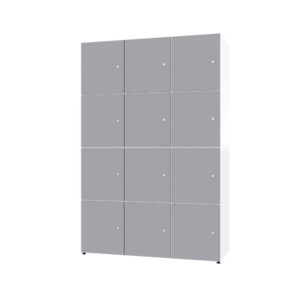 Modułowa szafka metal z HPL - Combo 4 poziomy