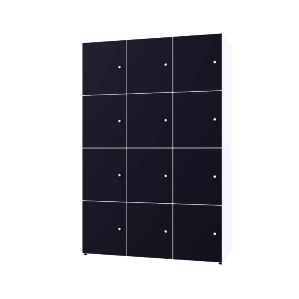 Modułowa szafka metal z HPL - Combo 4 poziomy