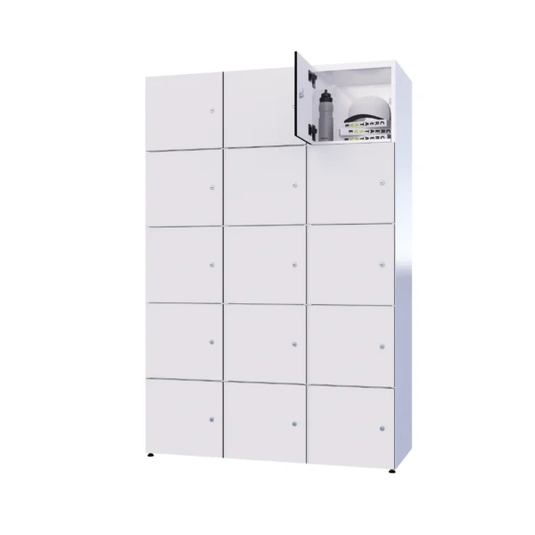 Depozytowa szafka metal z HPL - Combo