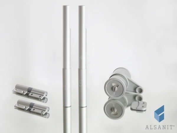 Komplet okuć do kabin WC 10-12mm SOLARI