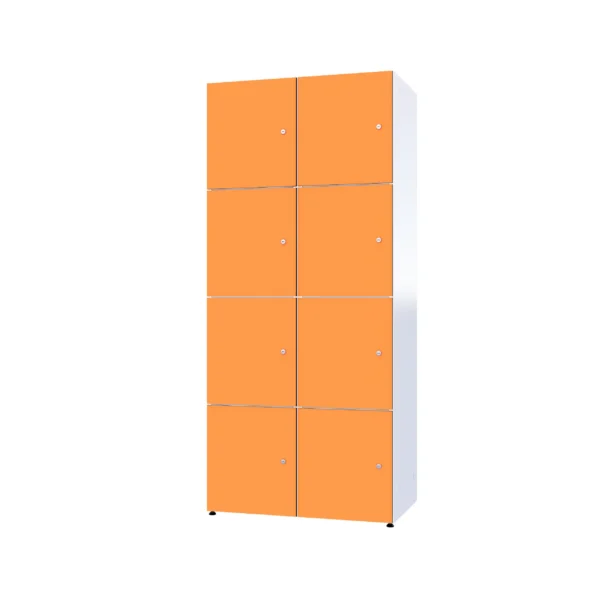 Modulární kovová skříňka s HPL