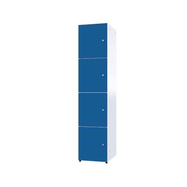 Modulärt metallskåp med HPL