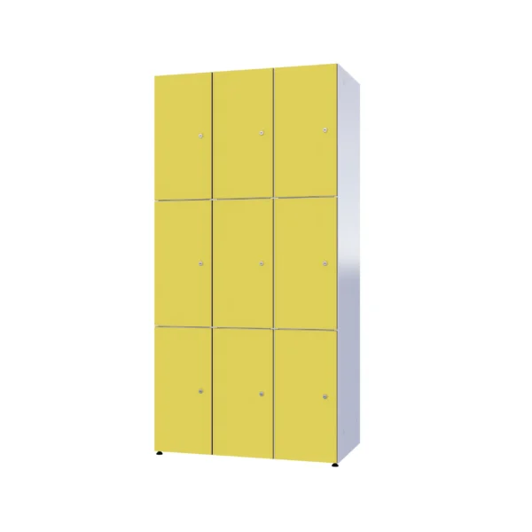 Armoire métallique modulaire avec HPL