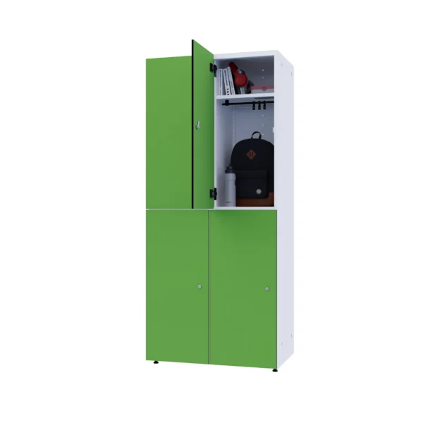 Armoire métallique modulaire avec HPL