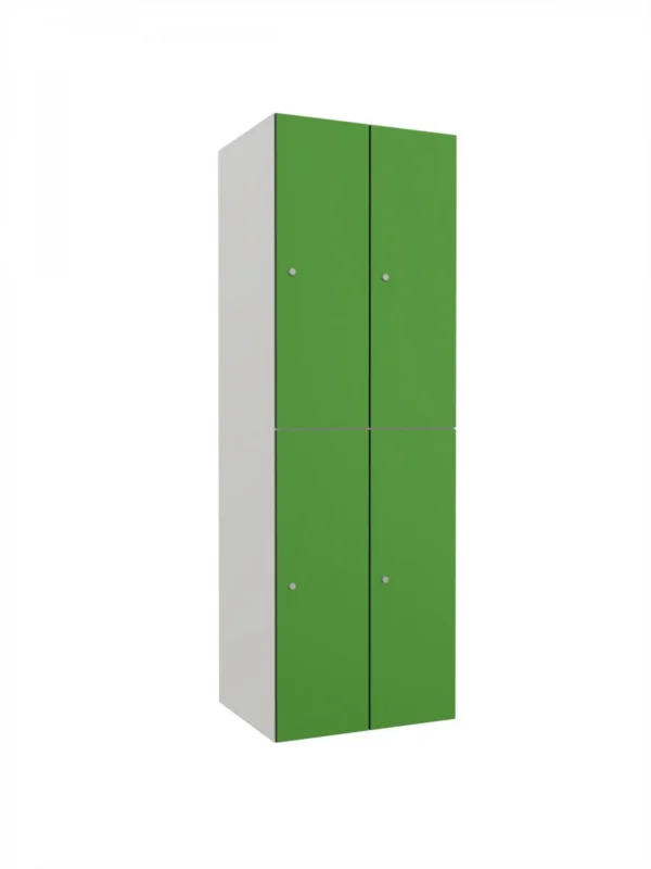Metalen kasten met HPL