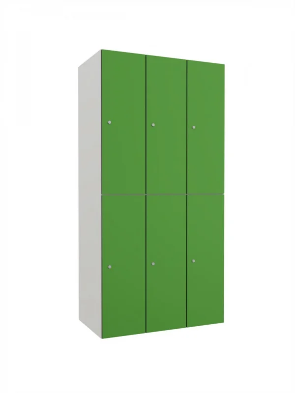 Metalen kasten met HPL