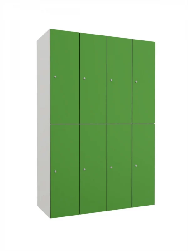 Metalen kasten met HPL