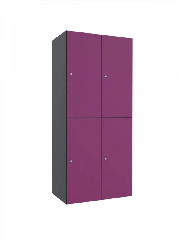 Metalen kasten met HPL