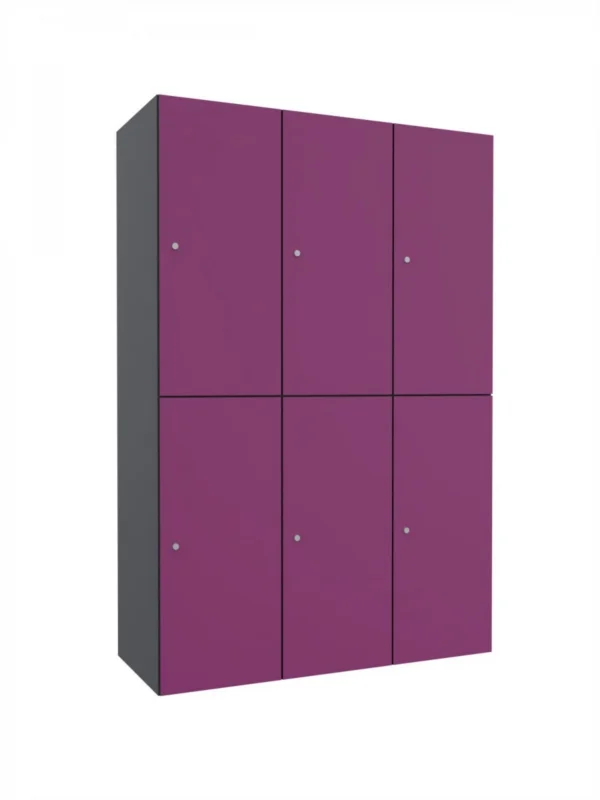 Metalen kasten met HPL