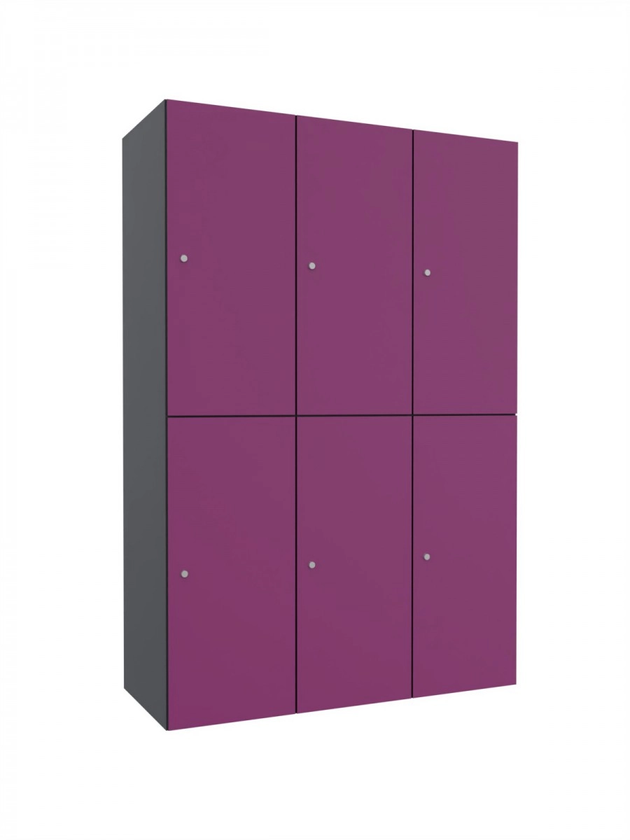 Metalen kasten met HPL