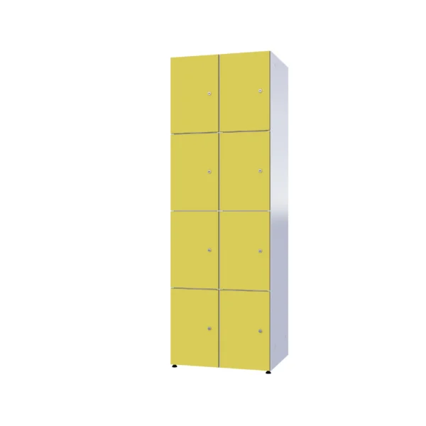 Modulaire metalen kast met HPL