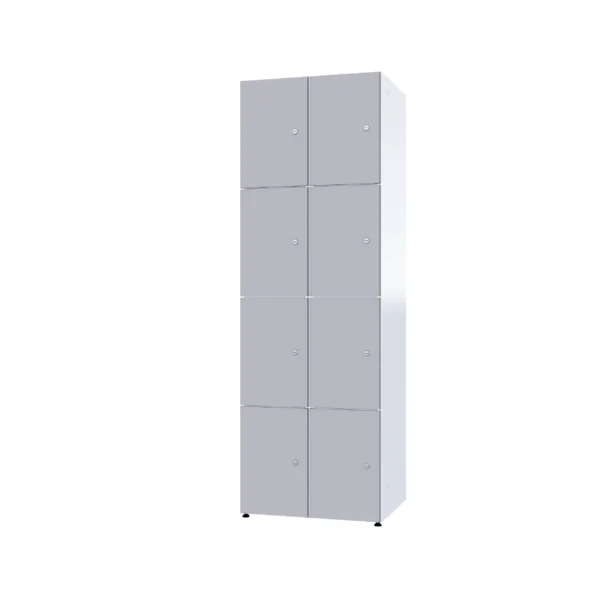 Modulaire metalen kast met HPL