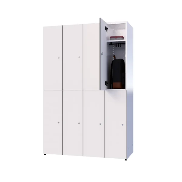 Modulaire metalen kast met HPL
