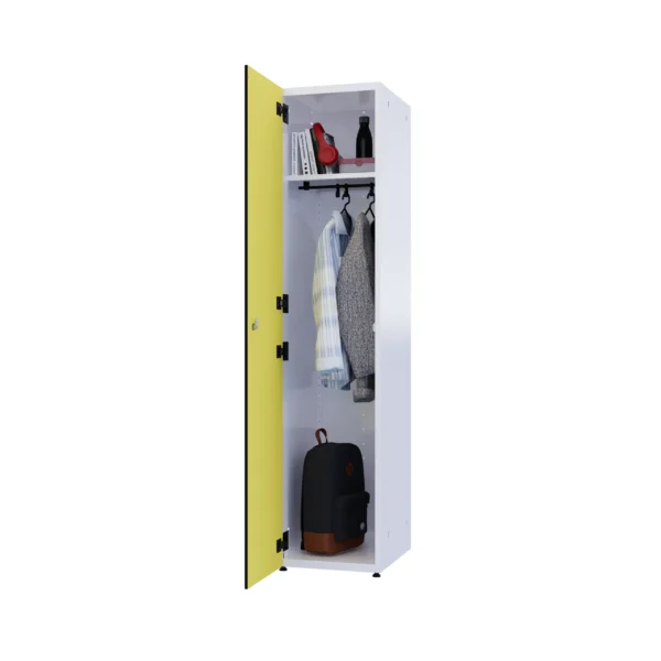 Depozytowa szafka metal z HPL - Combo w kolorze Juicy Lemon