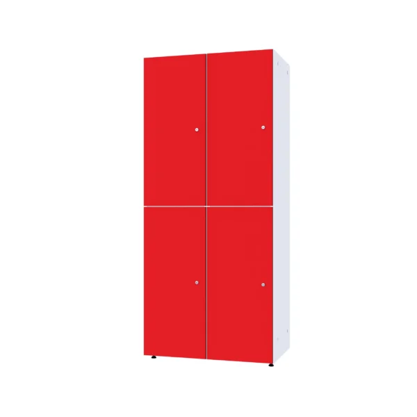 Modulaire metalen kast met HPL