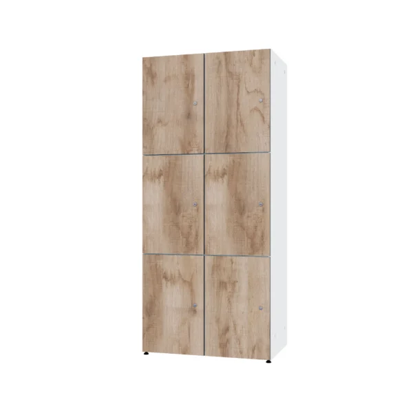 Modulaire metalen kast met HPL