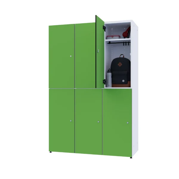 Modulaire metalen kast met HPL