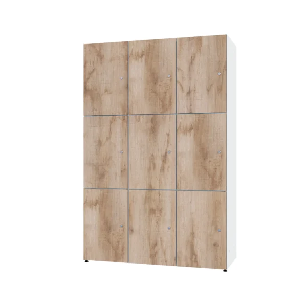 Modulaire metalen kast met HPL