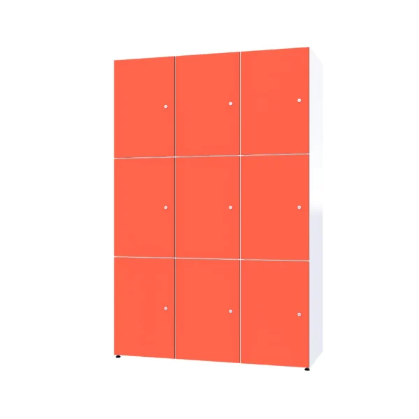 Modulaire metalen kast met HPL