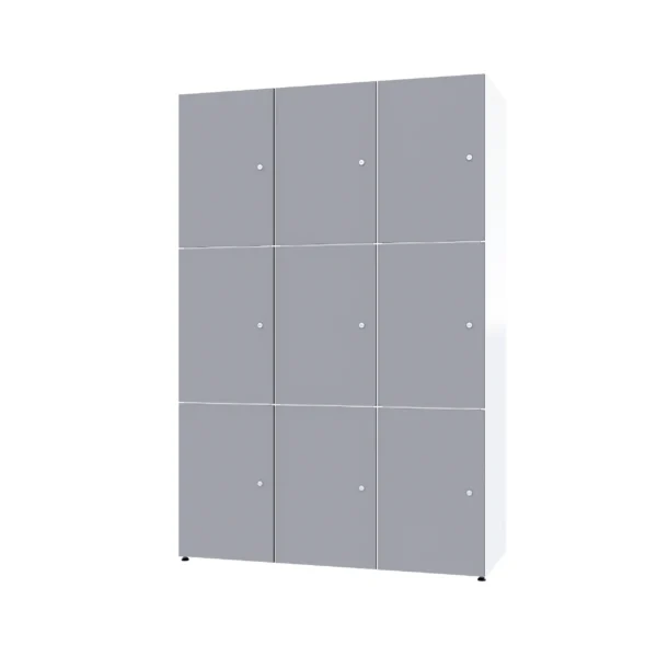 Modulaire metalen kast met HPL